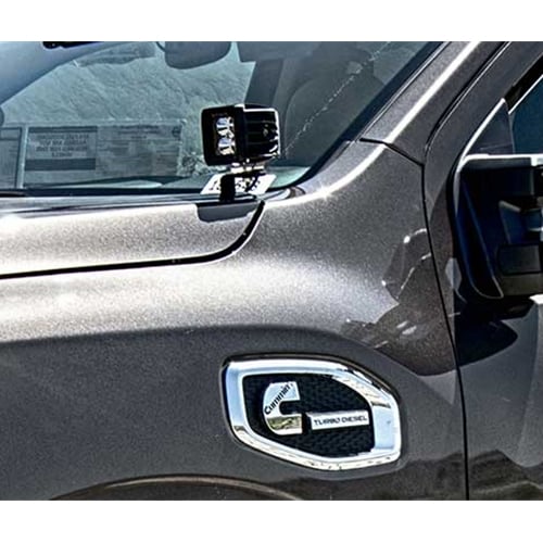 ZROADZ Z367581 Hood Hinges LED Light Pod Mounts 16-19 Nissan Titan