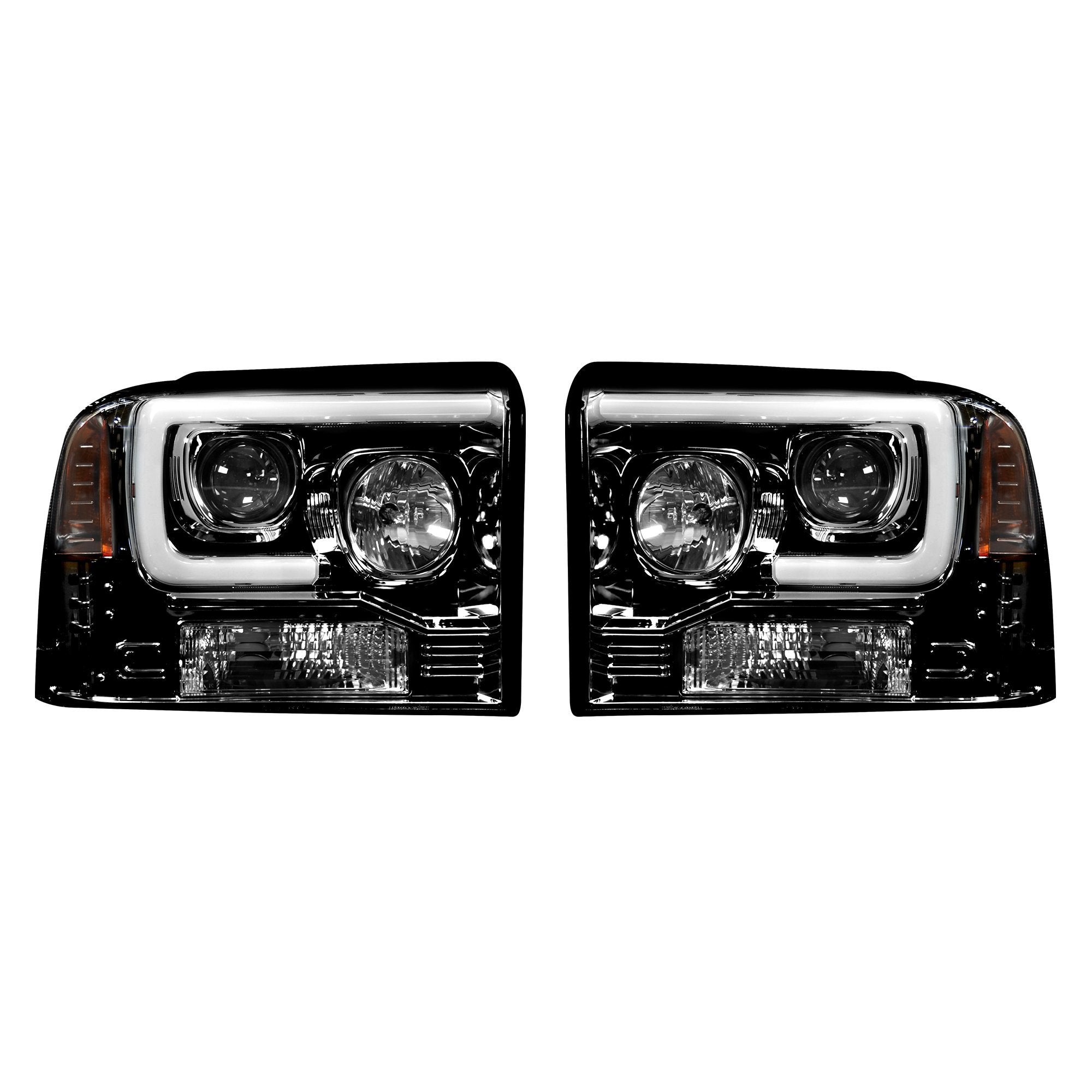 RECON 264193BKC Ford Superduty For 05-07 F250/F350/F450 PROJECTOR HEADLIGHT RECON 264193BKC FORD SUPERDUTY 05-07 F250&frasl;F350&frasl;F450&frasl;F550 PROJECTOR