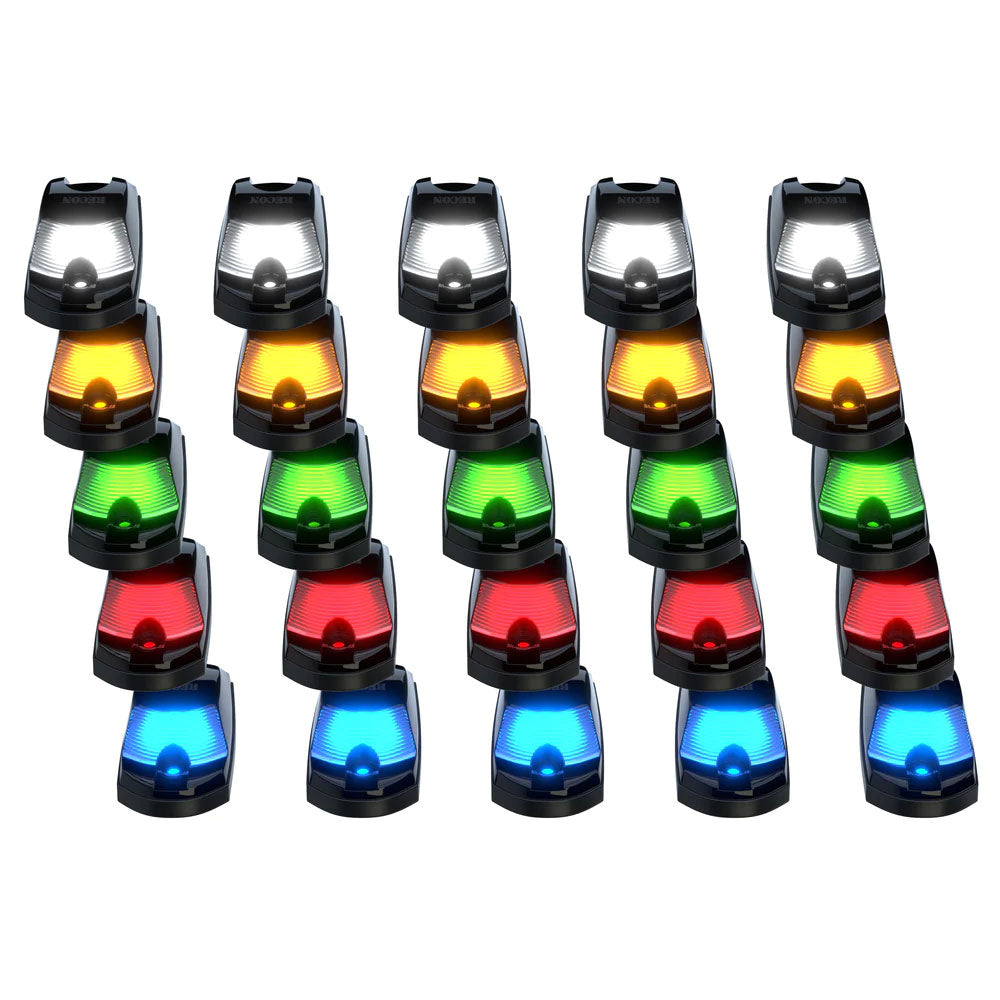 GTinthebox 5pc Smoked Lens LED Cab Roof Marker Lights For Ford F250 F350 2017+