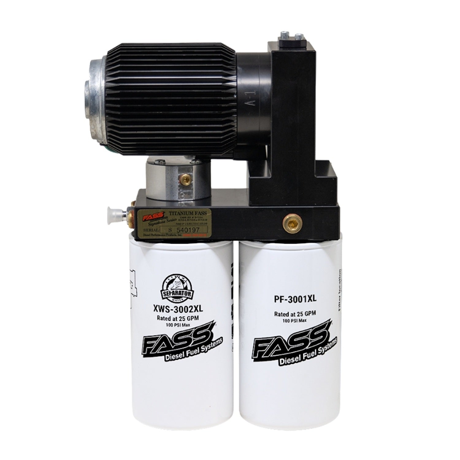 FASS Industrial Series Plus 290GPH Diesel Fuel System Class 8 Semi