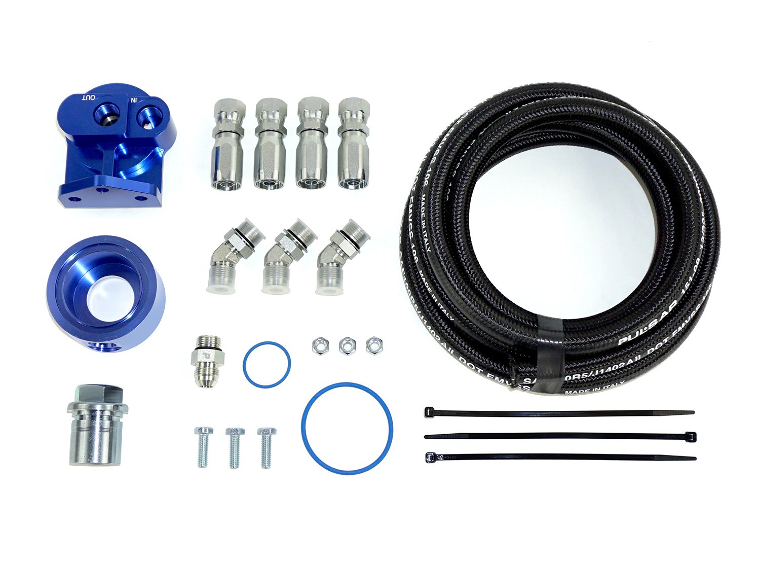 PacBrake Remote Oil Filter Kit Universal Cummins