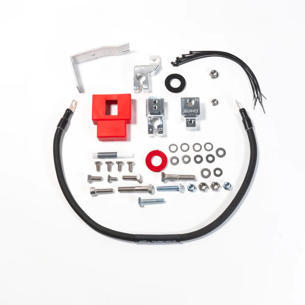 SDHQ Built Billet Battery Terminal Kit 18-23 Jeep Wrangler JL / 20