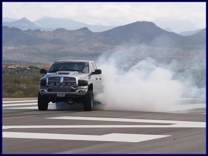 Dodge Truck Burnout