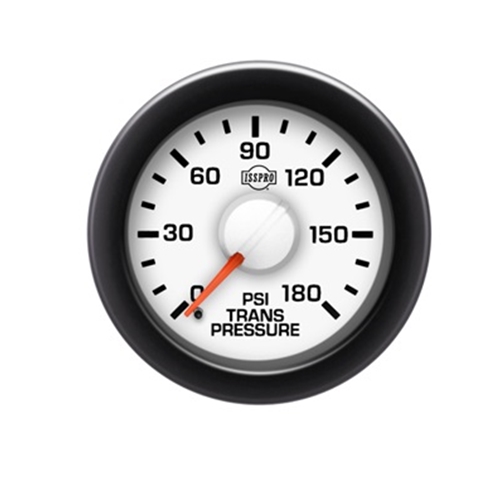 Isspro Ev Psi Transmission Pressure White Face Gauge