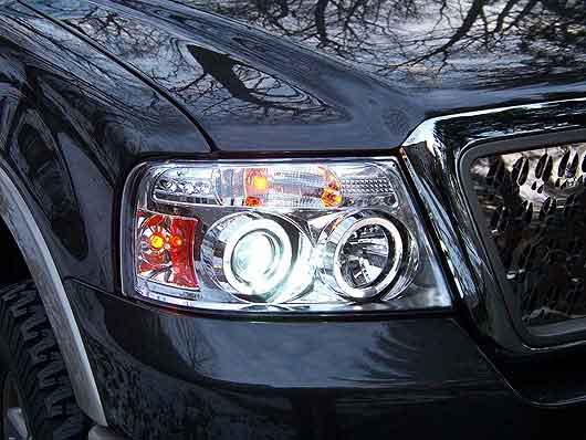 Ford headlight milky #4