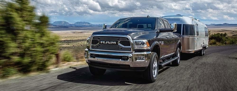 towing with rear coil sprung Ram 2500