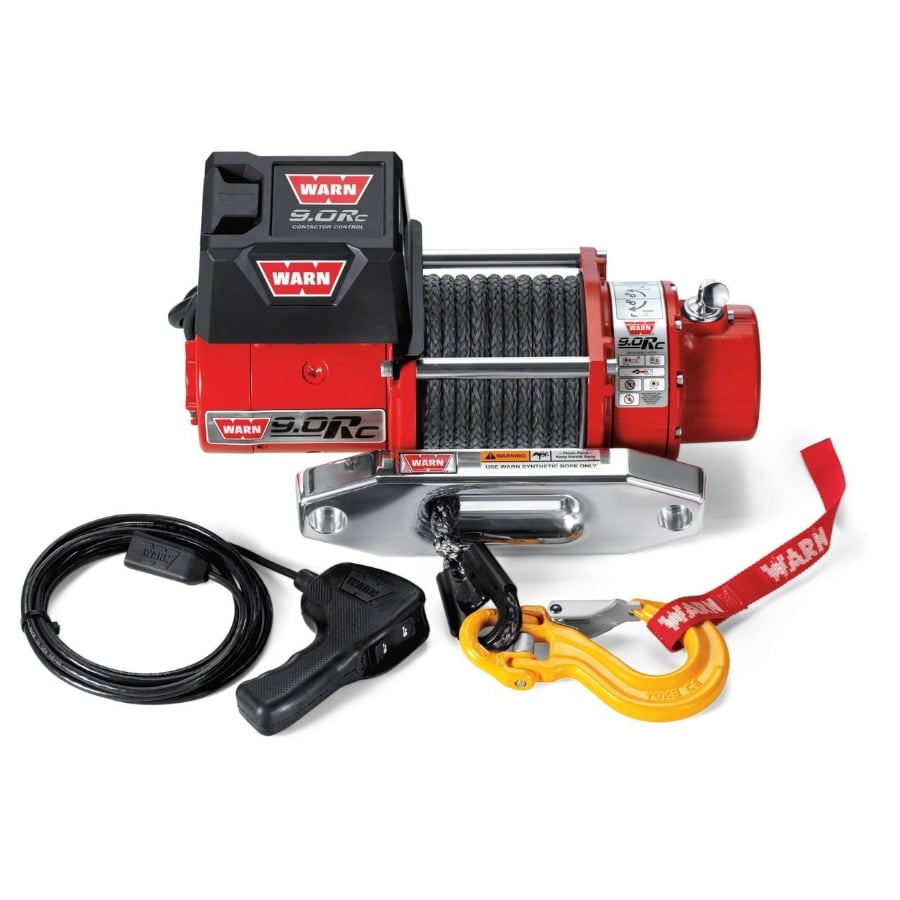 Warn 9.0Rc Ultimate Performance Series Winch 9,000lb with Synthetic Rope
