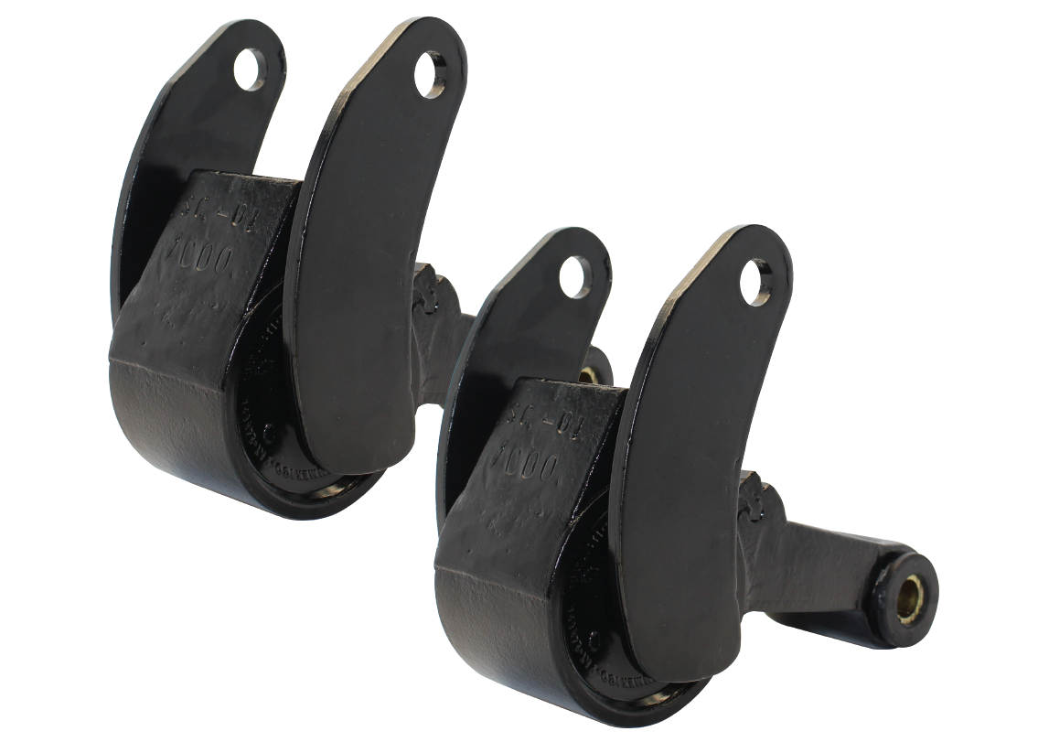 Rubber Spring Shacker Sulastic HD Rubber Spring Shackles 94-19 Dodge Ram 2500/3500