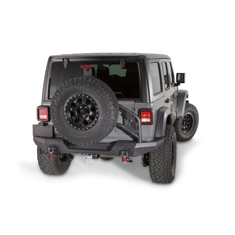 Warn Elite Rear Tire Carrier for Warn Rear Bumper 102190 for 20-23 Jeep Wrangler JL