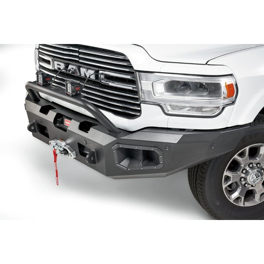 Warn Ascent Front Winch Bumper for 19-23 Ram 2500 and 3500