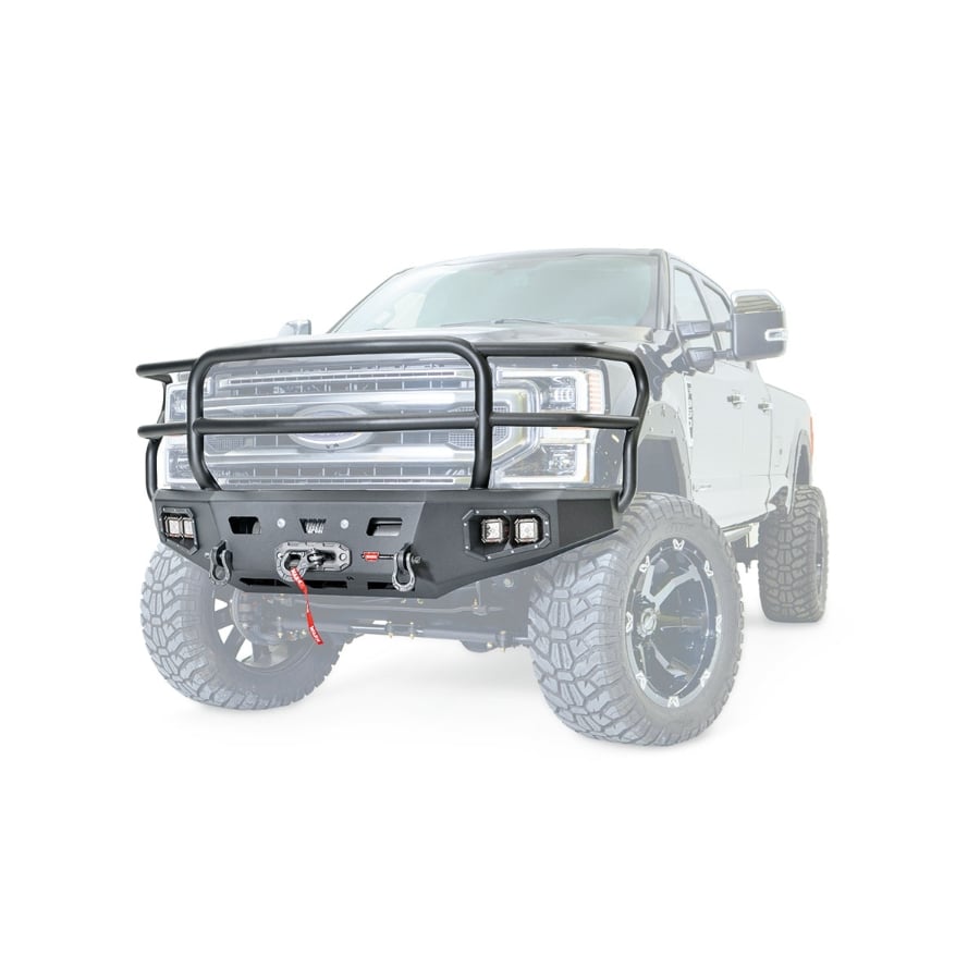Warn Ascent HD Front Winch Bumpers for 19-22 Ford F-250 and F-350