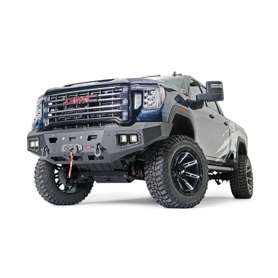 Warn Ascent HD Front Winch Bumpers for 20-23 GMC 2500HD and 3500