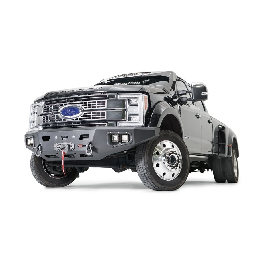 Warn Ascent HD Front Winch Bumpers for 17-22 Ford F-450 and F-550