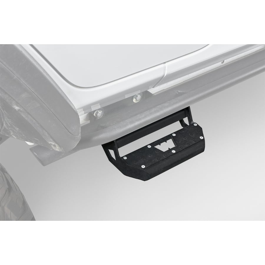 Warn Bolt-on Steps Kit 2 Steps For Warn Rock Sliders for 20-23 Jeep Wrangler and Gladiator JL and JT