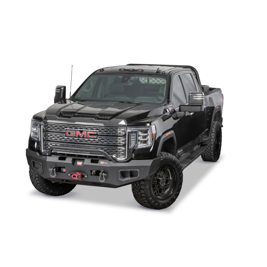 Warn Ascent Front Winch Bumper for 20-23 GMC 2500HD and 3500