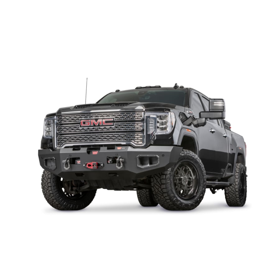 Warn Ascent Front Winch Bumper for 20-23 GMC 2500HD and 3500