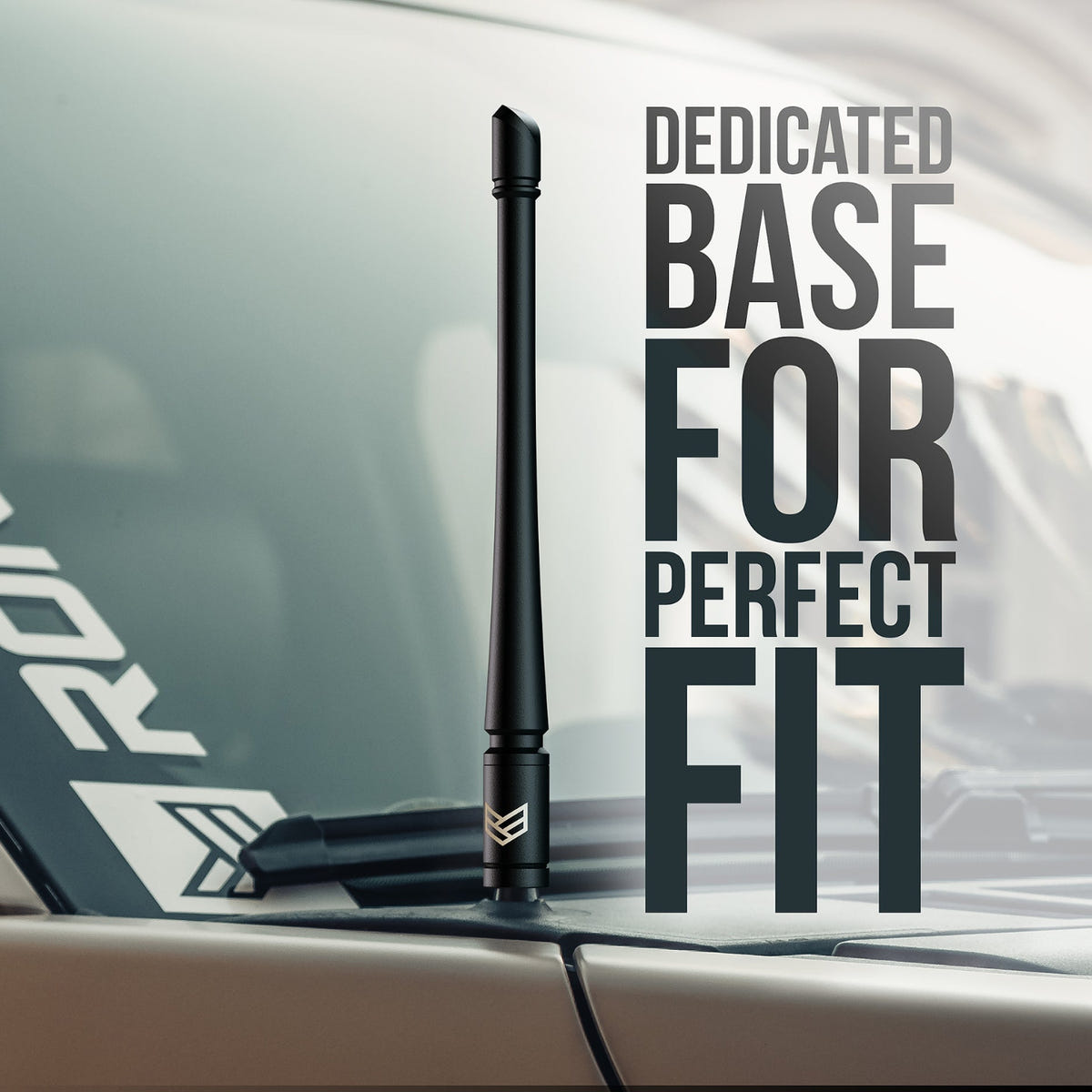 Ronin Factory Tufflock Flexible 8 Inch Antenna 94-18 Ram 2500/3500 | 95-26 Ford F-250/F-350