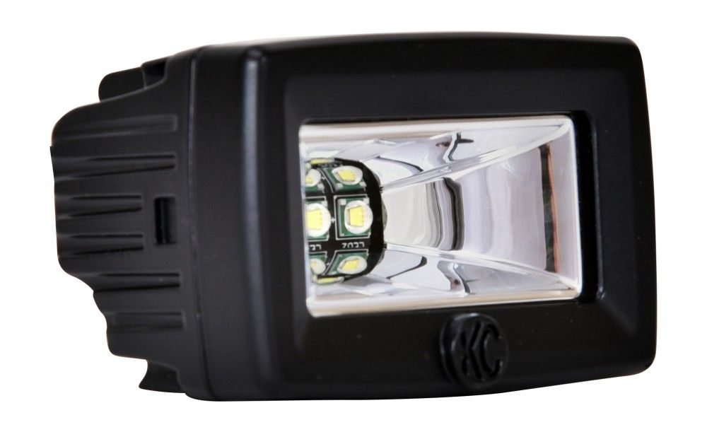 KC HiLiTES C Series 2" LED Flood Beam Light Pair Pack System