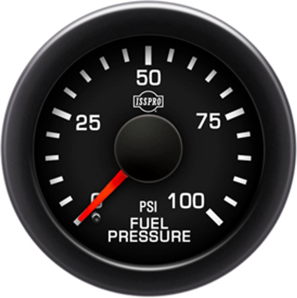Isspro EV2 8-volt Mechanical Fuel Pressure Gauge R12000-Style for 89-97 Dodge Ram 5.9L Cummins