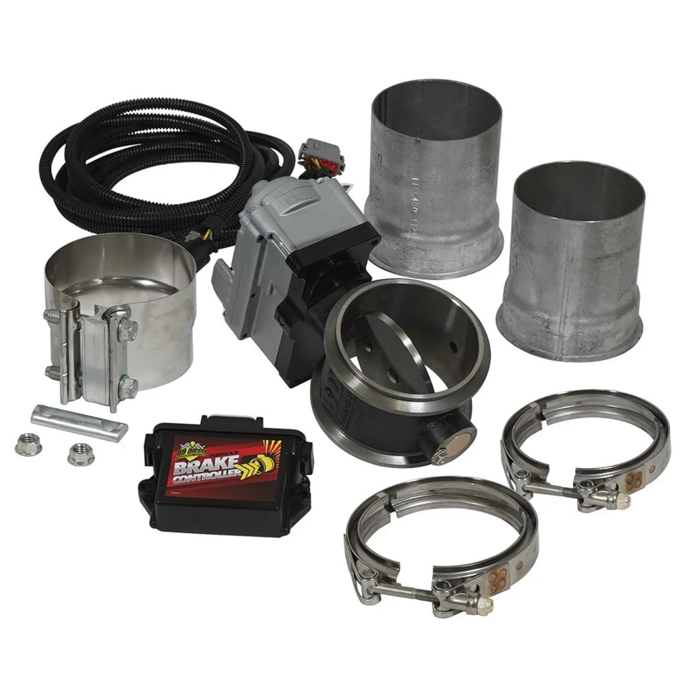 BD Inline Electronic Exhaust Brake 4" Or 5" Exhaust for 13-24 Ram 6.7L Cummins