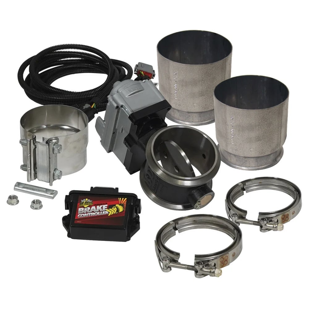 BD Inline Electronic Exhaust Brake 4" Or 5" Exhaust for 13-24 Ram 6.7L Cummins