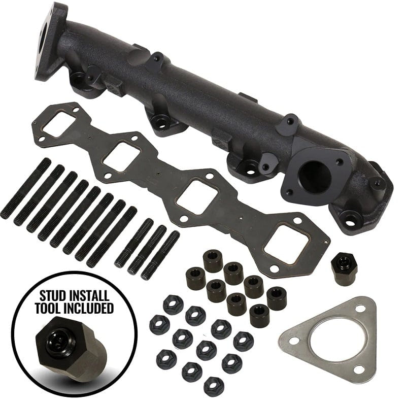 BD High Flow Thick Wall Passenger Side Exhaust Manifold Kit for 11-19 6.7L Ford Powerstroke
