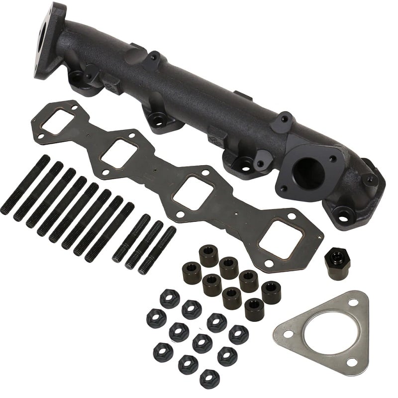 BD High Flow Thick Wall Passenger Side Exhaust Manifold Kit for 11-19 6.7L Ford Powerstroke
