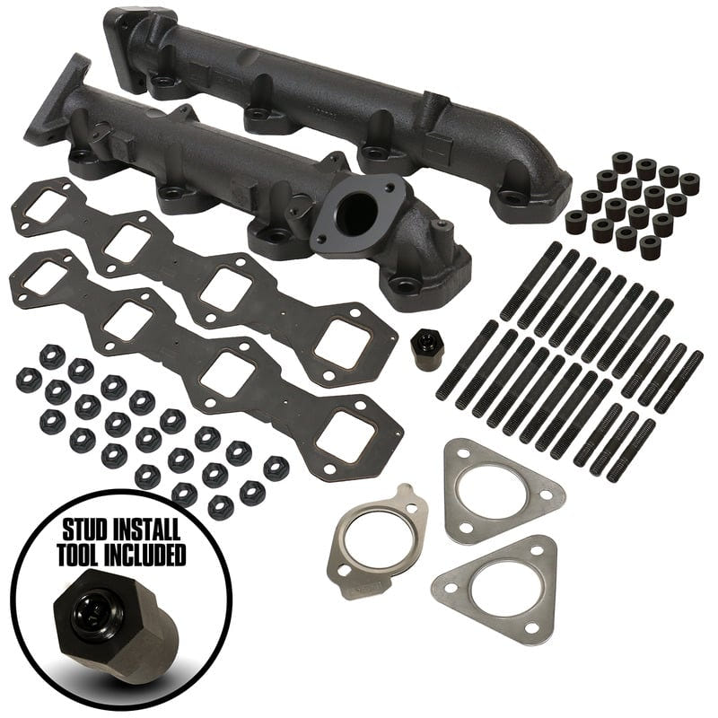 BD Diesel 1043008 Exhaust Manifold Kit for 15-19 Ford F250 and 350 or for 17-19 F350 and 450 and 550 6.7 Powerstroke