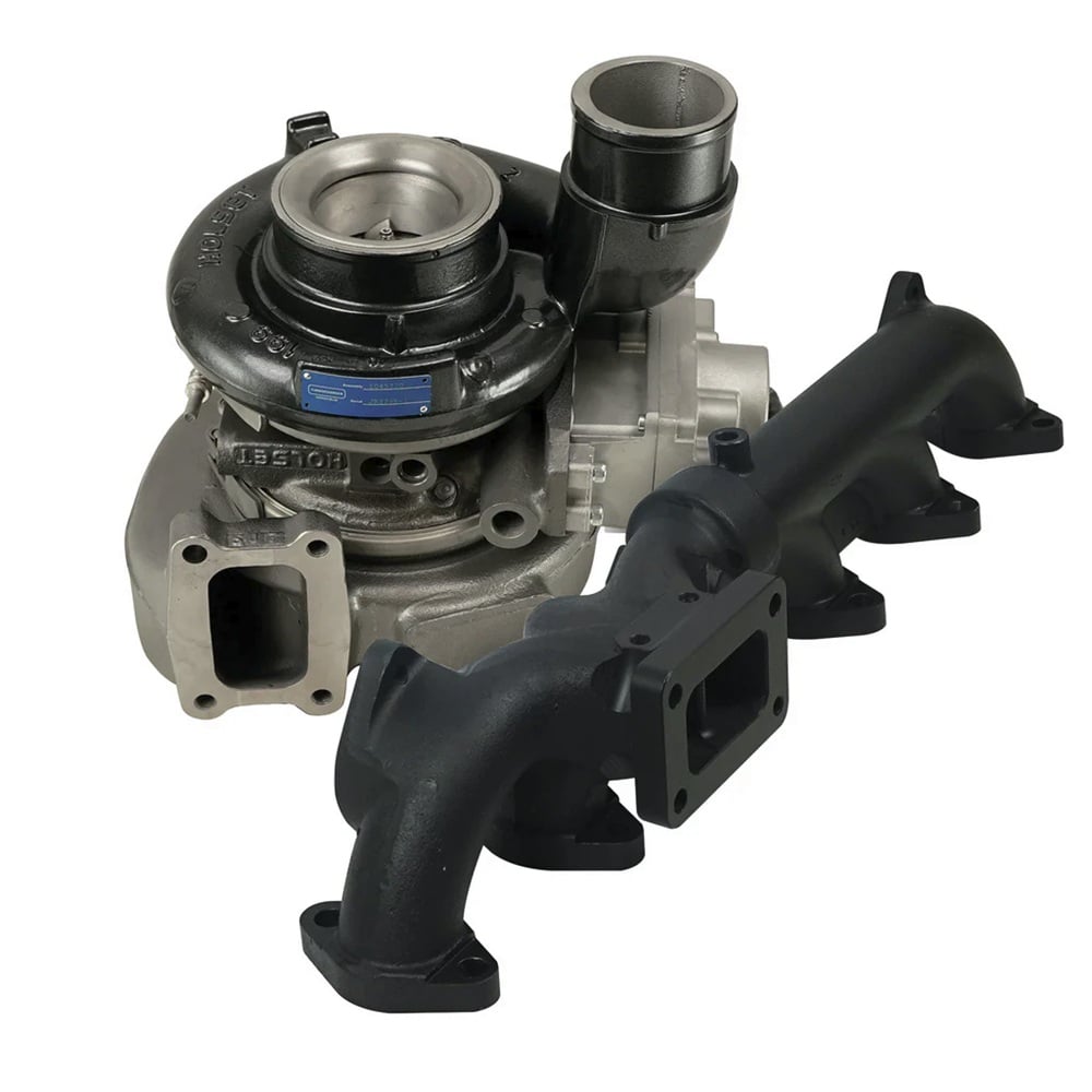 BD Power Screamer Performance Turbo &amp; 2-Piece Exhaust Manifold Package for 07.5-12 Ram 6.7L Cummins