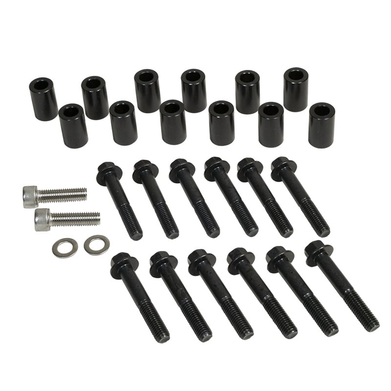 BD 1045982 Exhaust Manifold Bolt &amp; Spacer Kit for 98.5-24 Ram 5.9L and 6.7L Cummins