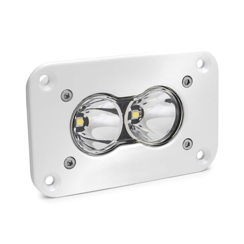 Baja Designs S2 Pro Flush Mount LED Light - White and Black Housing