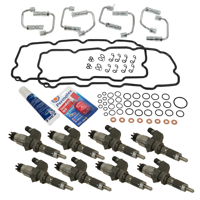 BD Replacement Injectors &amp; Install Kit for 01-04 GM 6.6L Duramax LB7