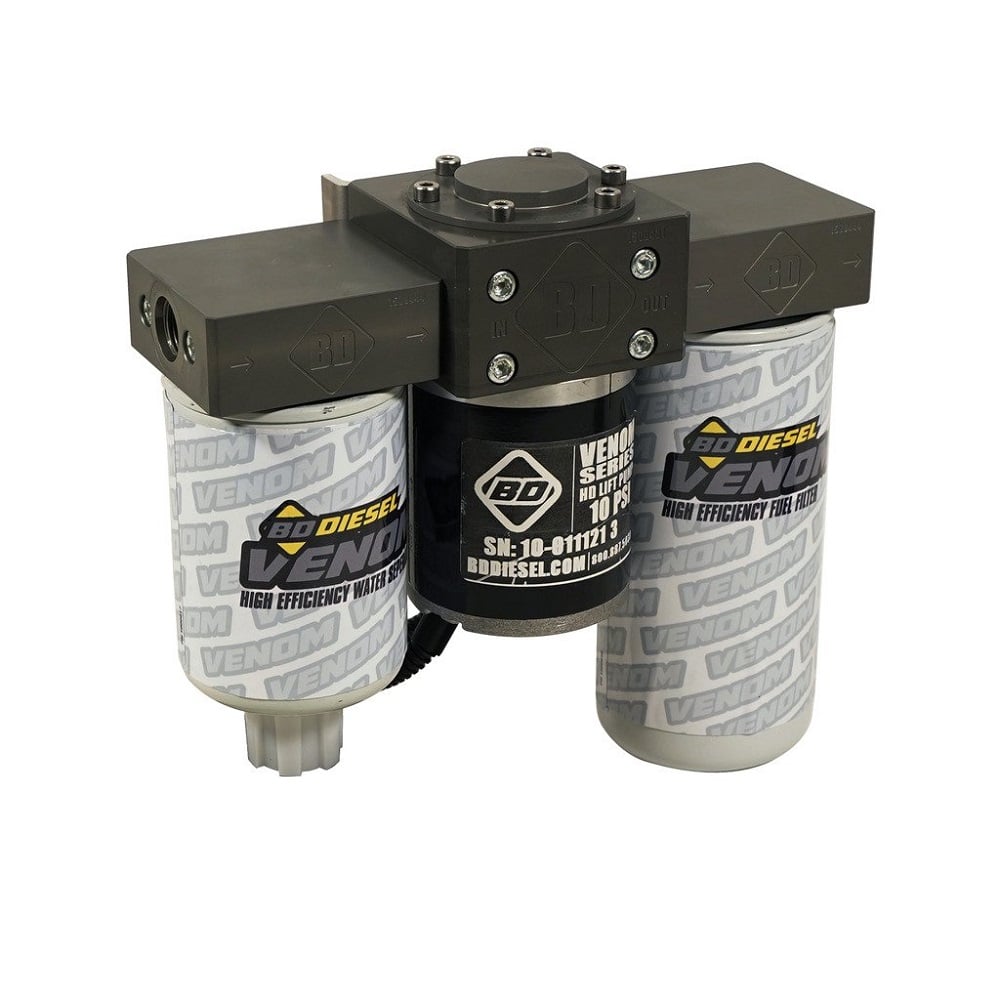 BD Venom Fuel Lift Pump with Filter and Separator for 01-10 6.6L GM Duramax