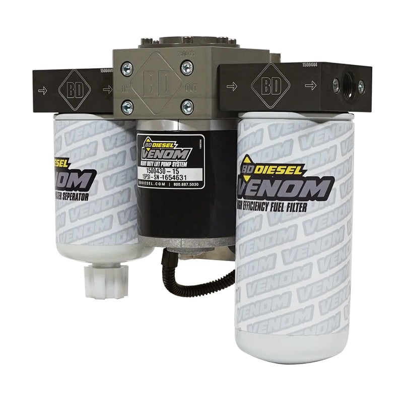 BD Venom Fuel Lift Pump with Filter and Separator for 03-04.5 Dodge 5.9L Cummins