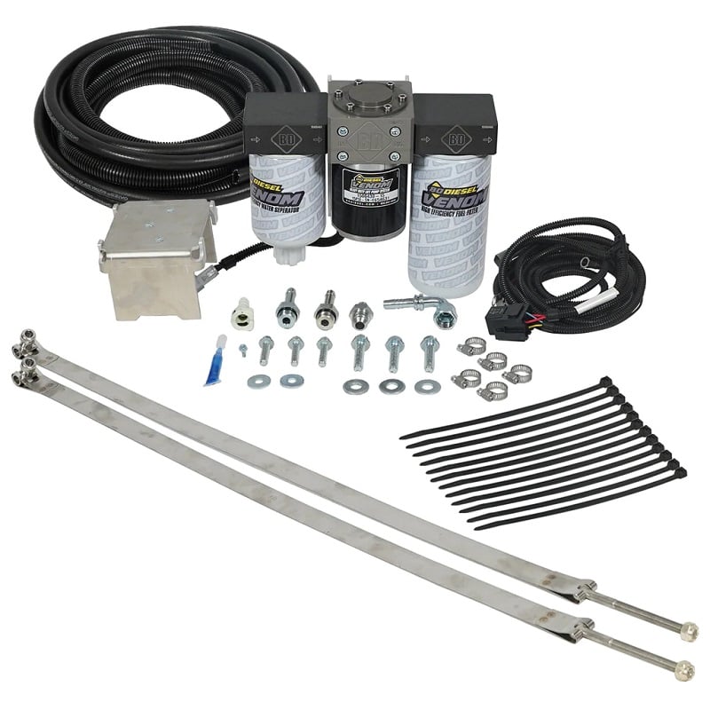 BD Venom Fuel Lift Pump with Filter and Separator 98.5-02 Dodge