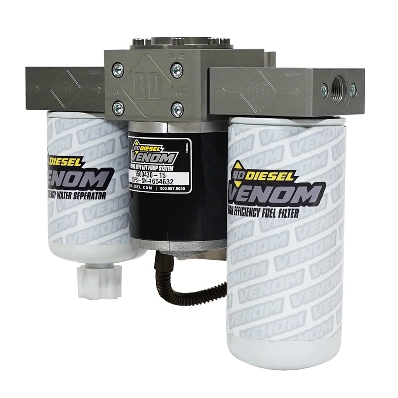 BD Venom Fuel Lift Pump with Filter and Separator 05-12 Dodge 5.9L