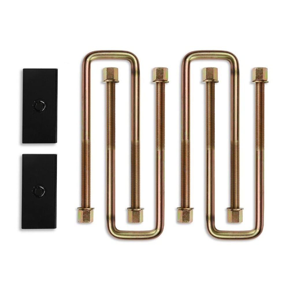 Cognito 1" Blocks &amp; 16" U-Bolt Kit for 11-24 GM 2500HD and 3500