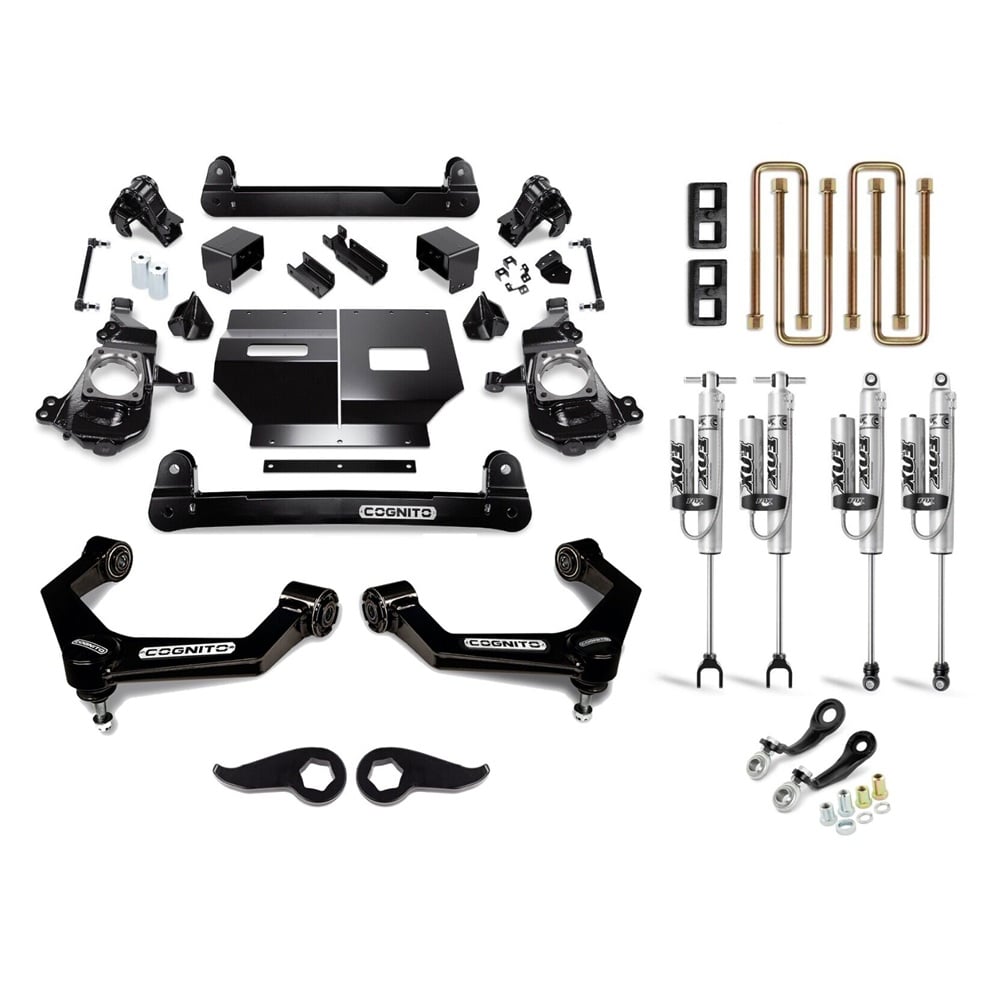 Cognito 5" Performance Lift Kit With PSRR 2.0 Shocks for 20-25 GM 6.6L Duramax L5P