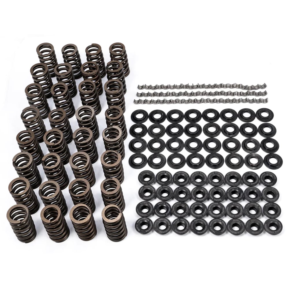 PPE Valve and Springs Kit for Cylinder Heads for 01-16 GM 6.6L Duramax