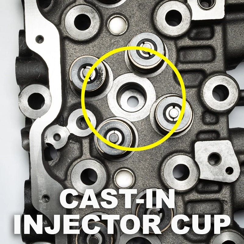 PPE Cast Iron Cylinder Heads for 01-04 GM 6.6L Duramax LB7