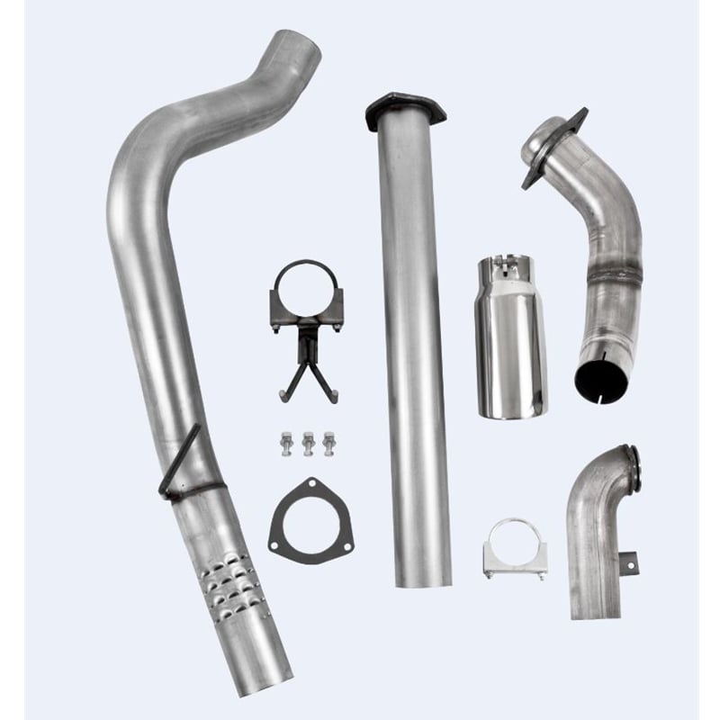 MBRP 4" Armor Lite DPF Back Aluminized Exhaust Kit with Downpipe for 11-14 Ford 6.7L Powerwstroke
