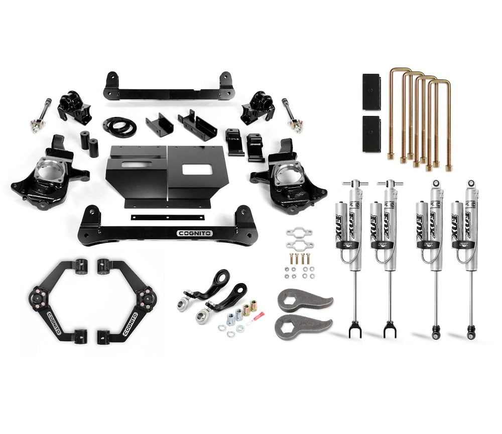 Cognito 6" Performance Lift Package with Fox Shocks for 11-19 GM 6.6L Duramax