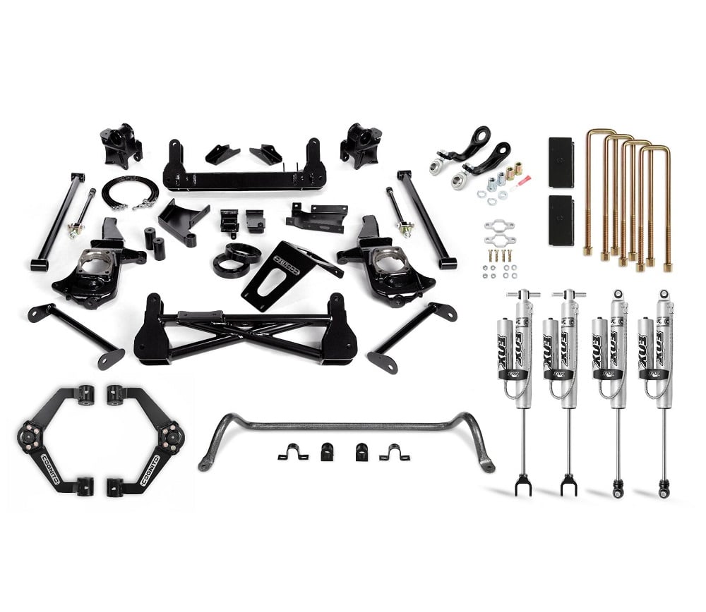 Cognito 7" Performance Lift Package with Fox Shocks for 11-19 GM 6.6L Duramax