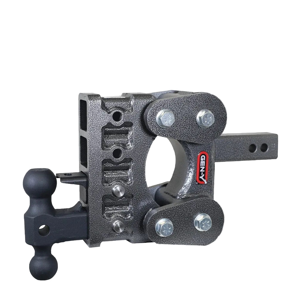 Gen-Y Hitch The Boss 16K Drop Hitch 2.5" Shank With Dual-Ball - 5" and 7.5" and 10" Drop