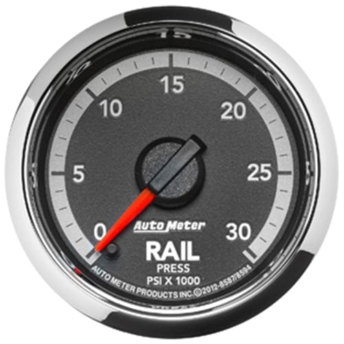 Auto Meter "Factory Match" Rail Pressure Gauge 4th Gen Ram for 10-15 Ram 6.7L Cummins