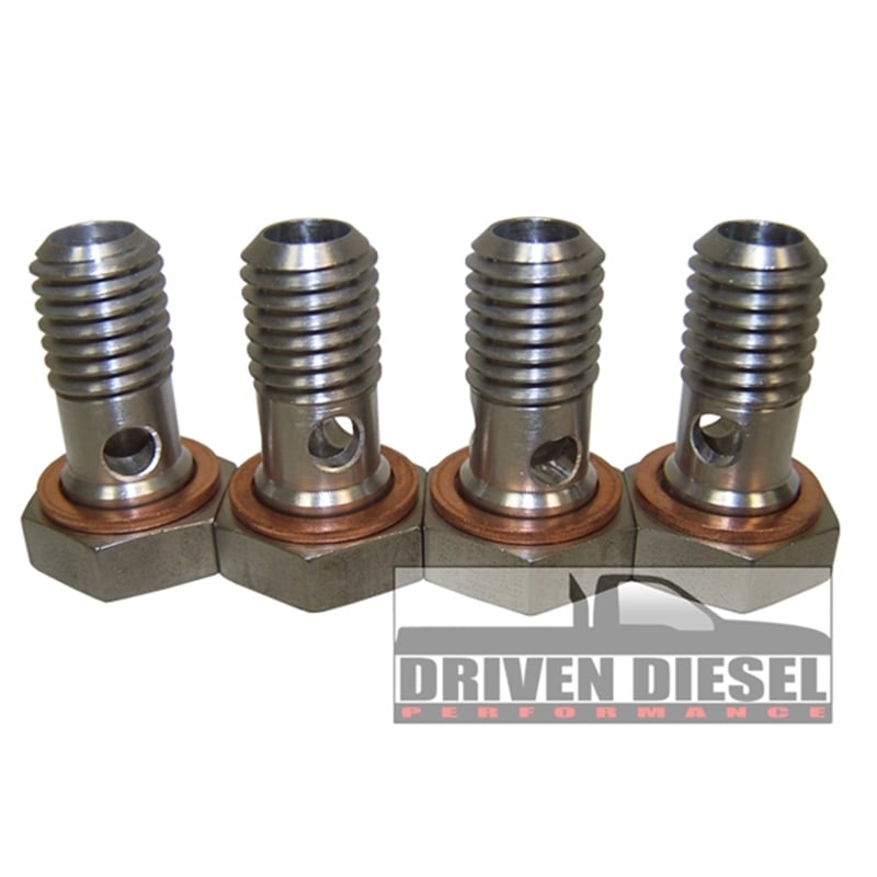 Driven Diesel High Flow Banjo Bolt Kit for 94-03 Ford 7.3L Powerstroke