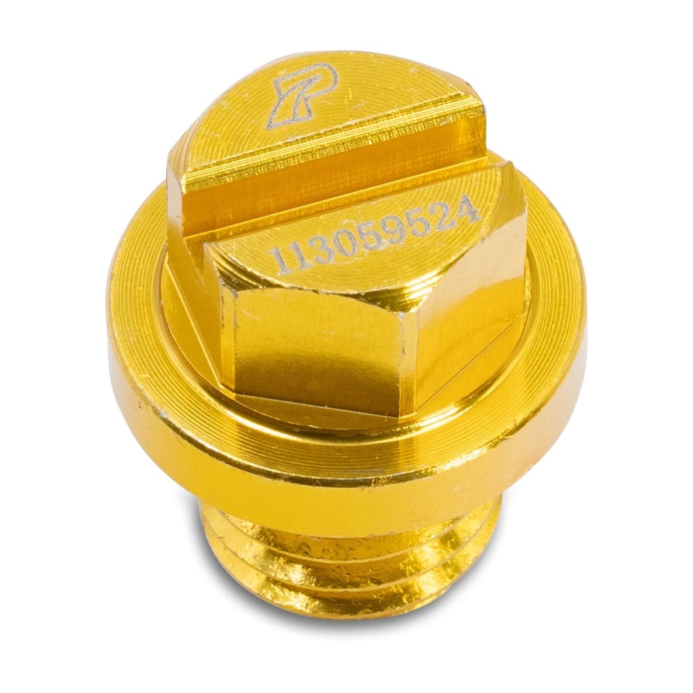 PPE 113059524 Air Bleeder Screw Gold for 01-16 GM 6.6L Duramax