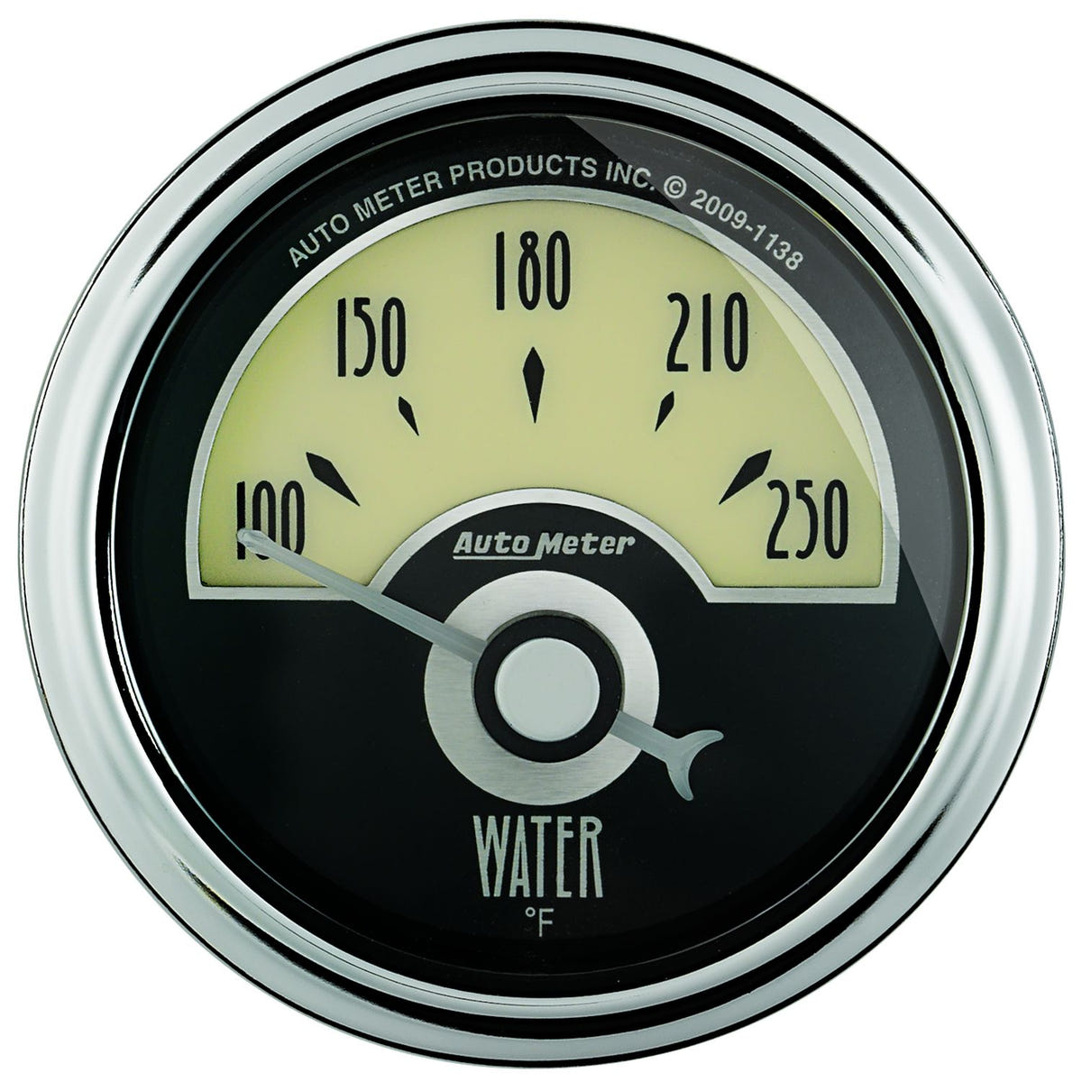 Auto Meter 100-250°F Air Core Water temperature Gauge