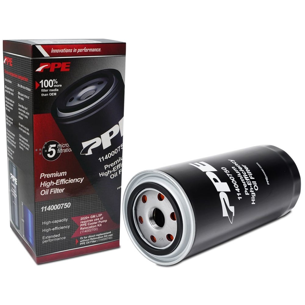 PPE Premium Deep High Efficiency Engine Oil Filter for 20-25 GM 6.6L Duramax L5P