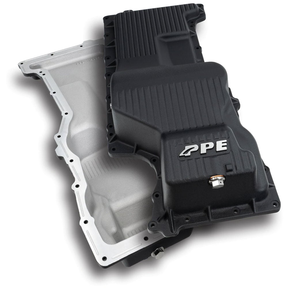 PPE Heavy Duty Cast Aluminum Engine Oil Pan for 20-25 GM 3.0L Duramax LM2 and LZ0